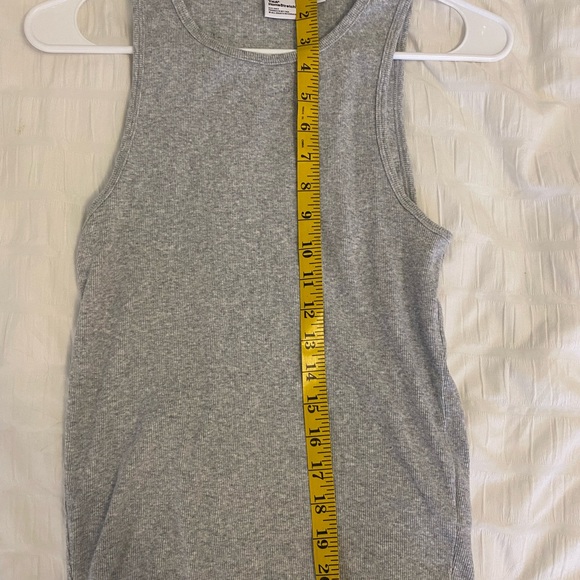 TNA Ribbed Gray Tank Top - Picture 5 of 5